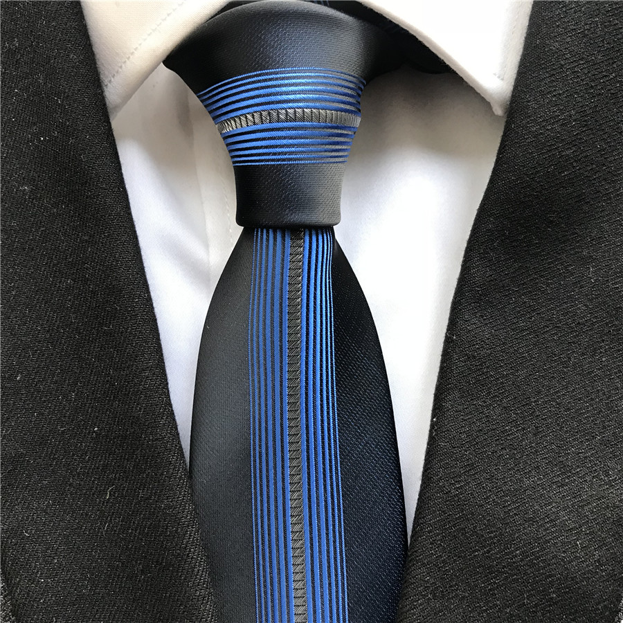 Men's Ties Jacquard Woven Neck Tie Fashion Casual Slim Skinny Neckties for Men to Match Shirt Dress Gravatas