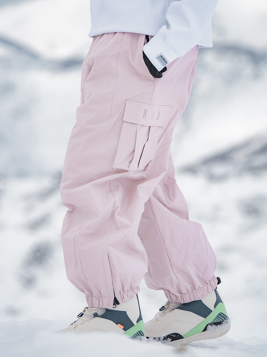 Oversize Winter 3L Ski Pants 20K Waterproof Snowboard Pants Breathable Thermal Outdoor Sports Keep Warm Ski Trousers Women Men