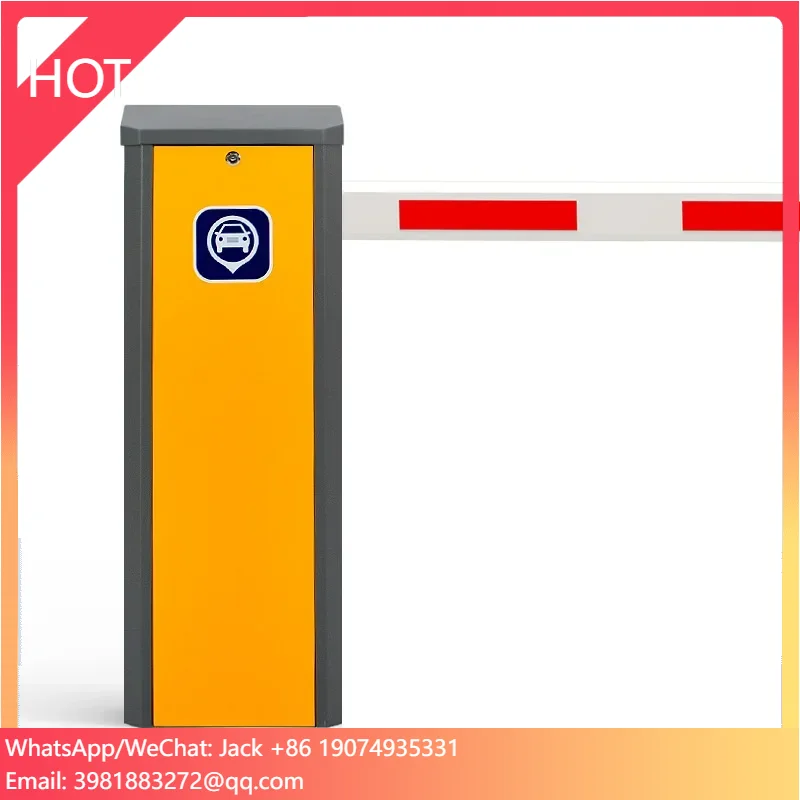 Shenzhen China Manufacturer Intelligent 24V BLDC Motor LED Boom Barrier Gate With Speed Adjustable For Car Parking Lot