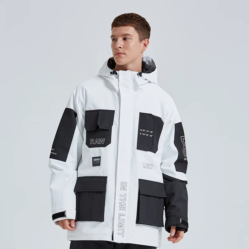Ski Jackets 2025 New Outdoor Sports Snowboarding Windproof Waterproof Skiing Top Coat Men's Winter Thermal Snow Coat Women's