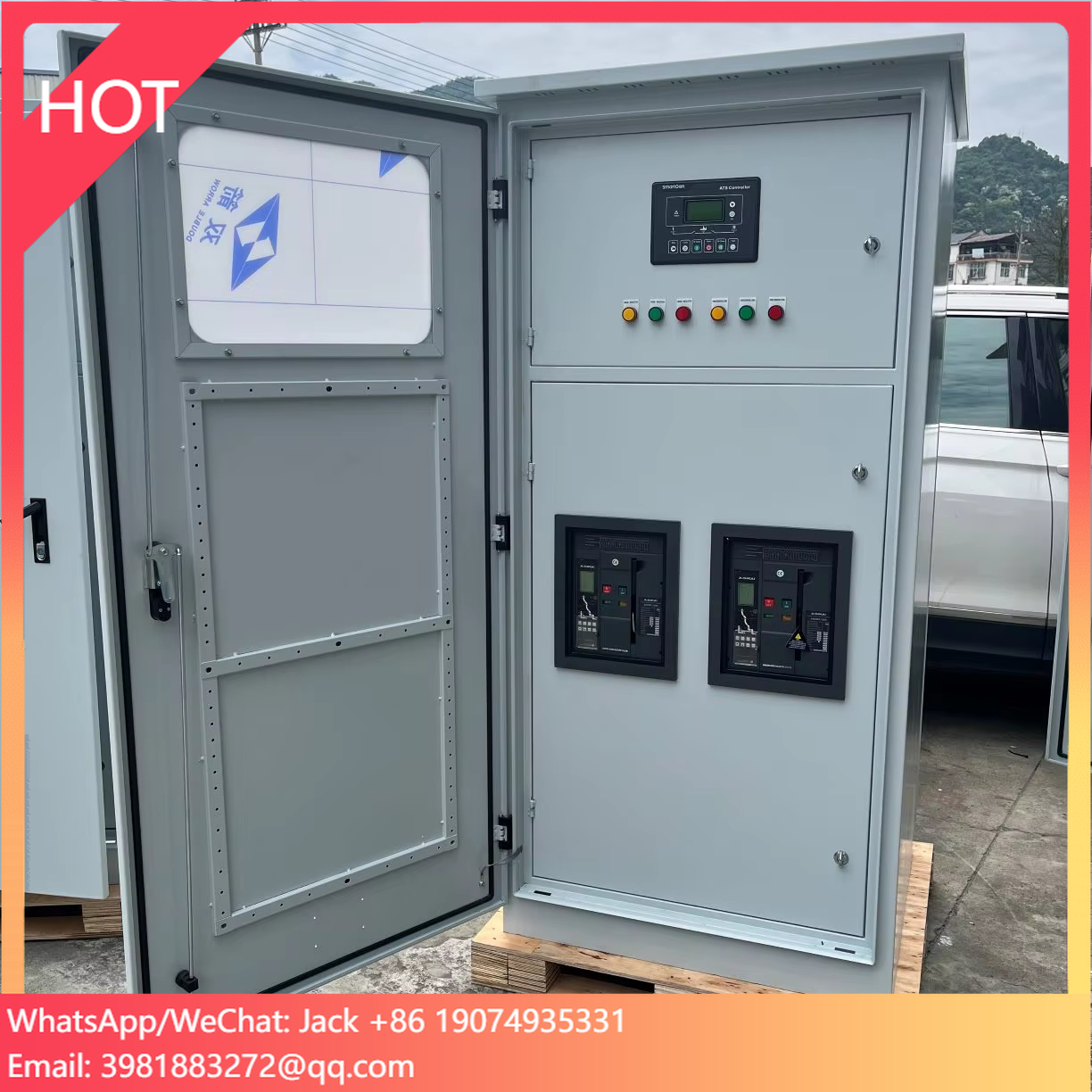 OEM Logo 400a 800a 1000a 2000a Contactor Type Automatic Transfer Switch ATS For Generator