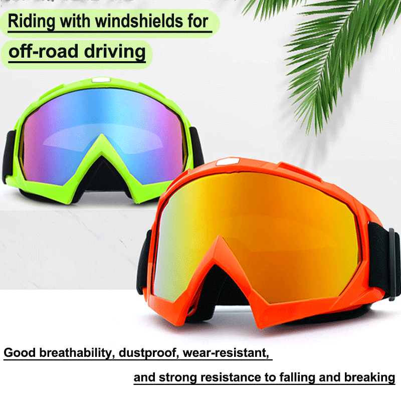 Skiing Goggles Windproof Bicycle Motorcycle Goggles Winter Anti-fog Outdoor Ski Glasses Ski Mask Tactical Goggles Sunglasses