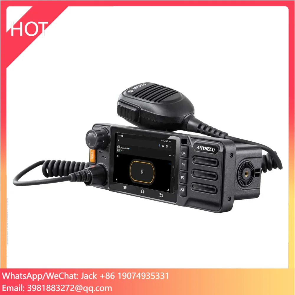 4G Wifi LTE POC Car Radio W9 EU Version TM-9 Mobile Radio Dual Band Walkie Talkie Vehicle Mounted Zello Radio
