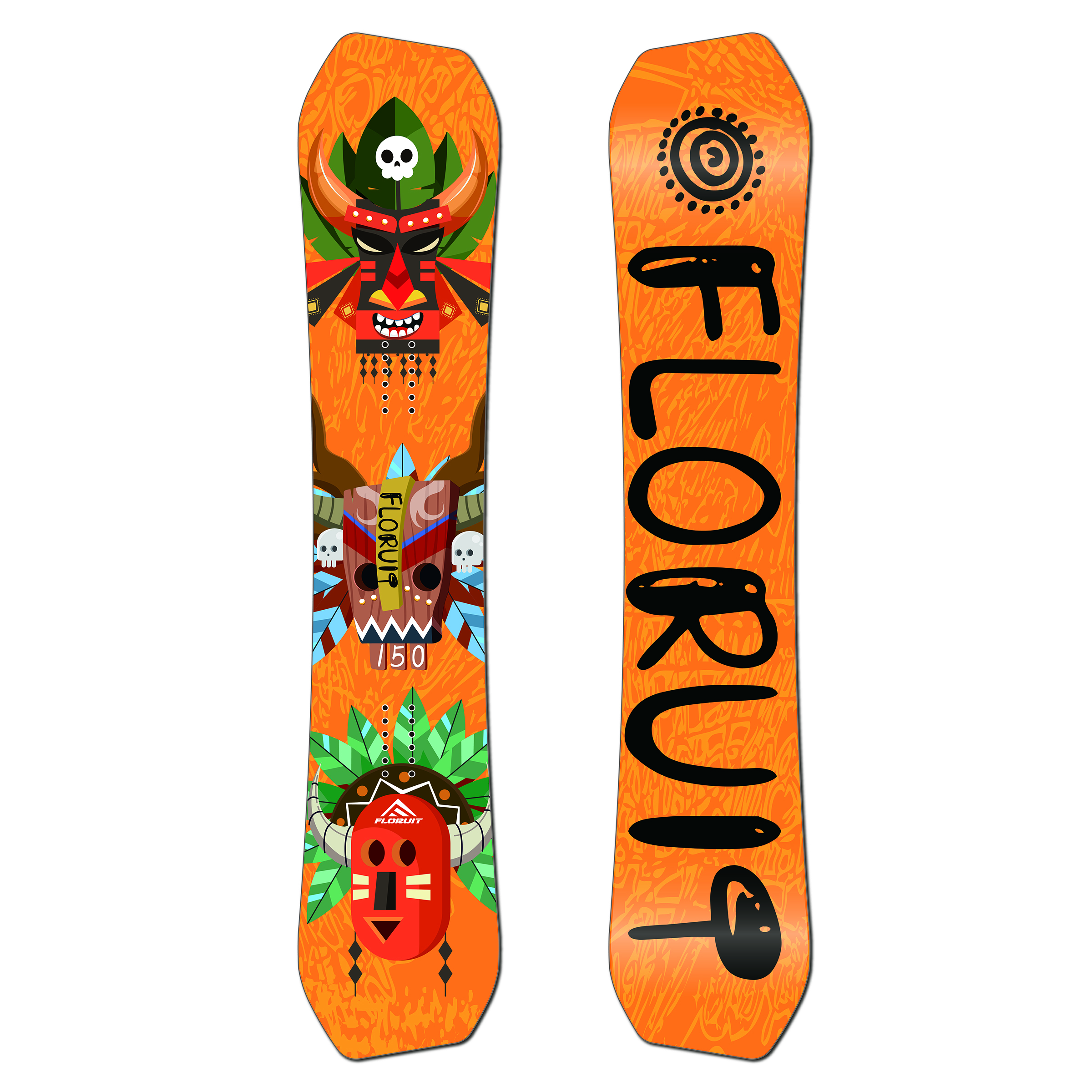 Adult Customized Ski Veneer Snowboard