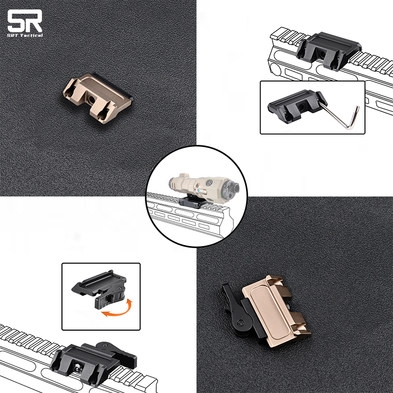 WADSN Airsoft Tactical Laser Accessory CNC Metal Raxis Base For MAWL Pointer Red Dot Fixed Bracket Hunting Aiming Weapon Parts