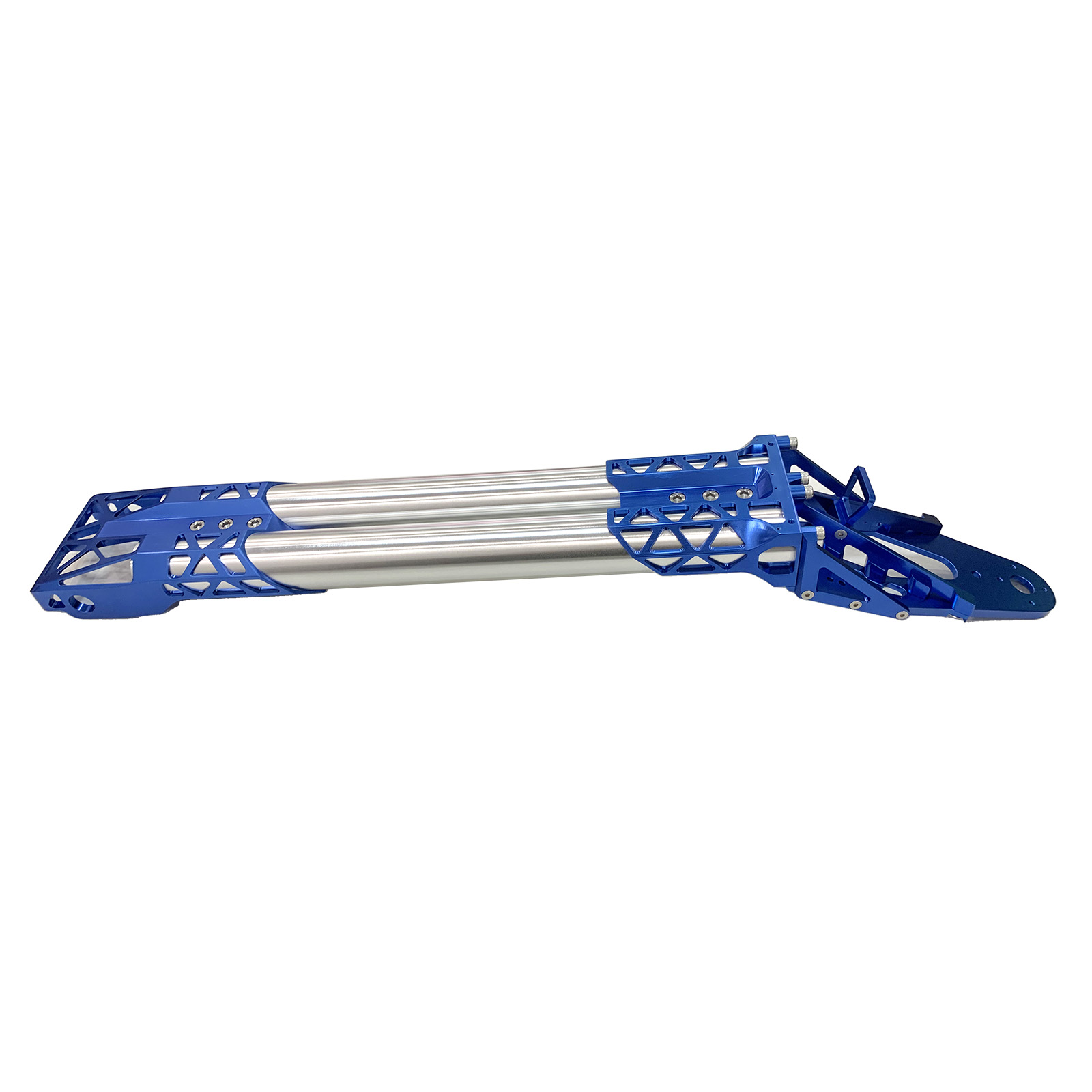 Blue and Silver Billet Aluminum LITE Stand Up Adjustable entry level Jet Ski Handle Pole