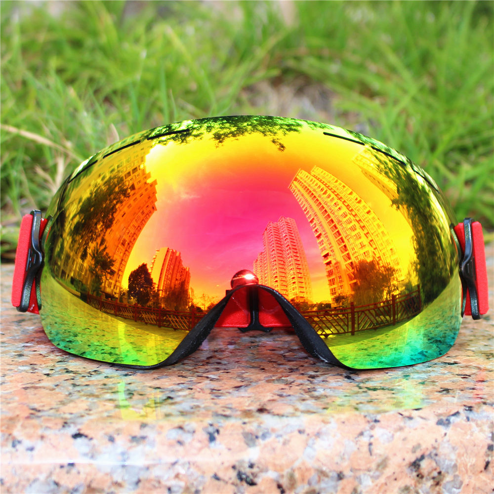 Light ski goggles double lens layers UV400 anti fog big ski mask glasses skiing men women snow snowboard goggles Winter Eyewear
