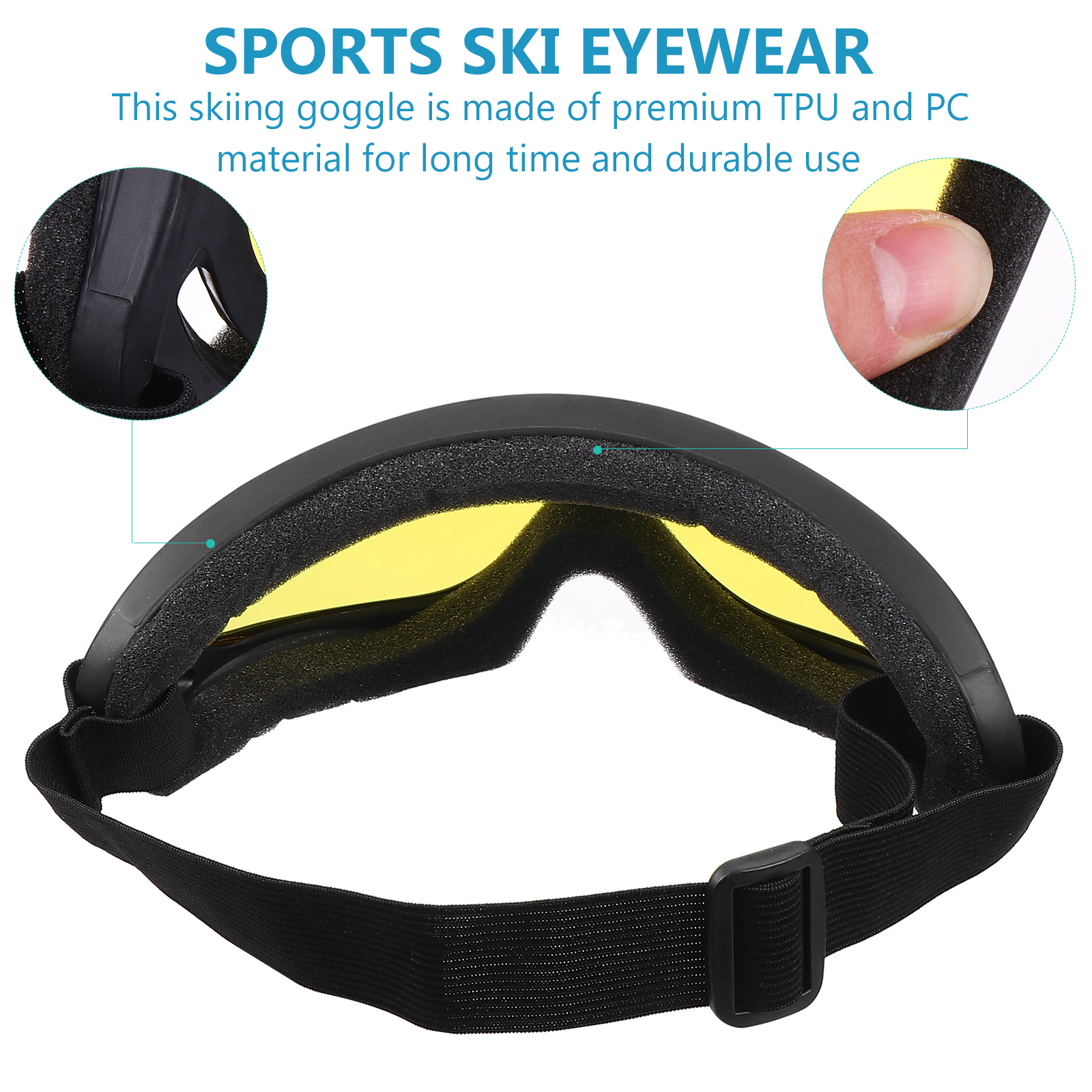 Goggles Windproof Sports Eye Protection Tool Eyeglasses Ski Eyewear Eyes Protector Outdoor