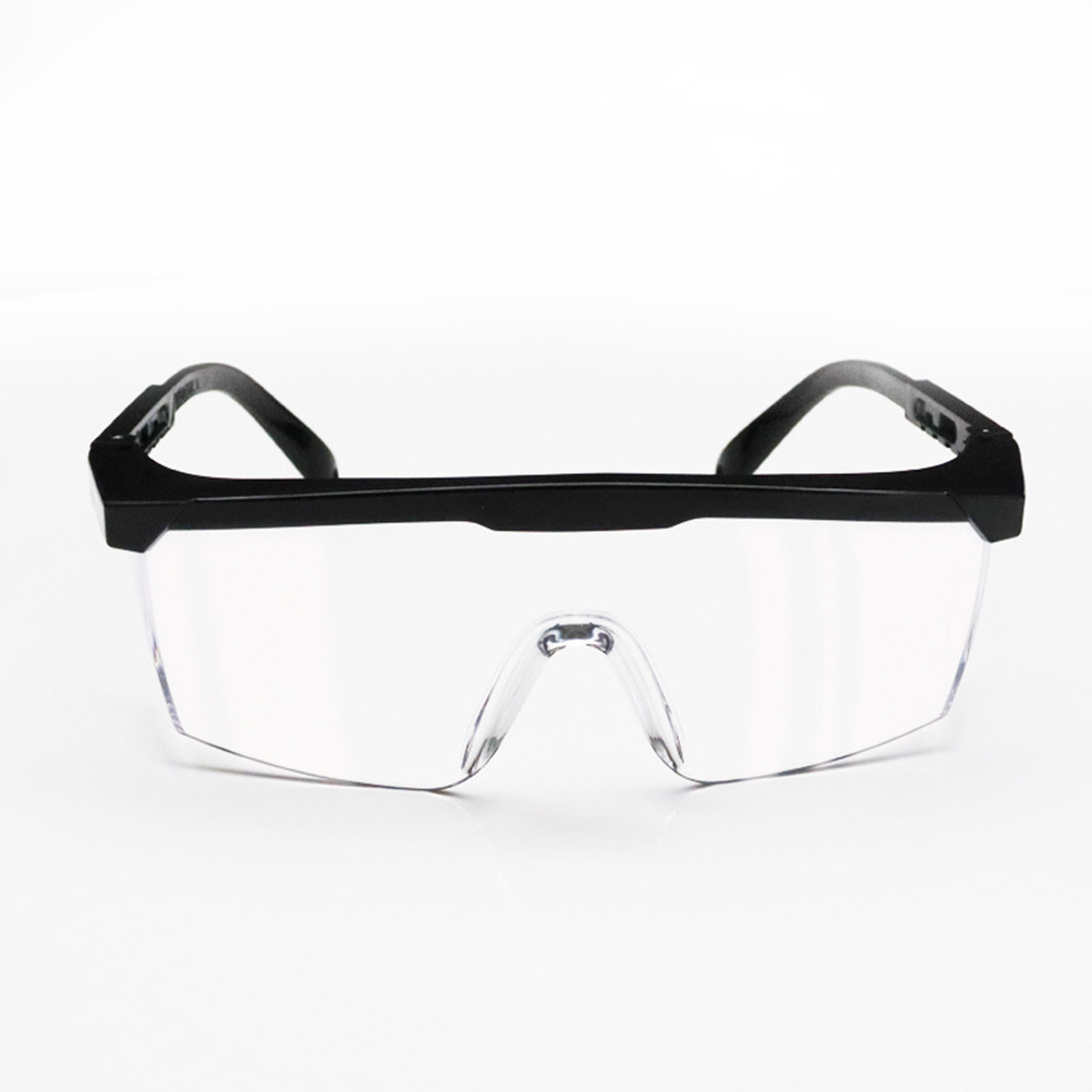 Riding Goggles Adjustable Eye Protective Glasses Anti Anti Sand Spray Eye Protection Goggles Glasses for Women Men Outdoor (Blac