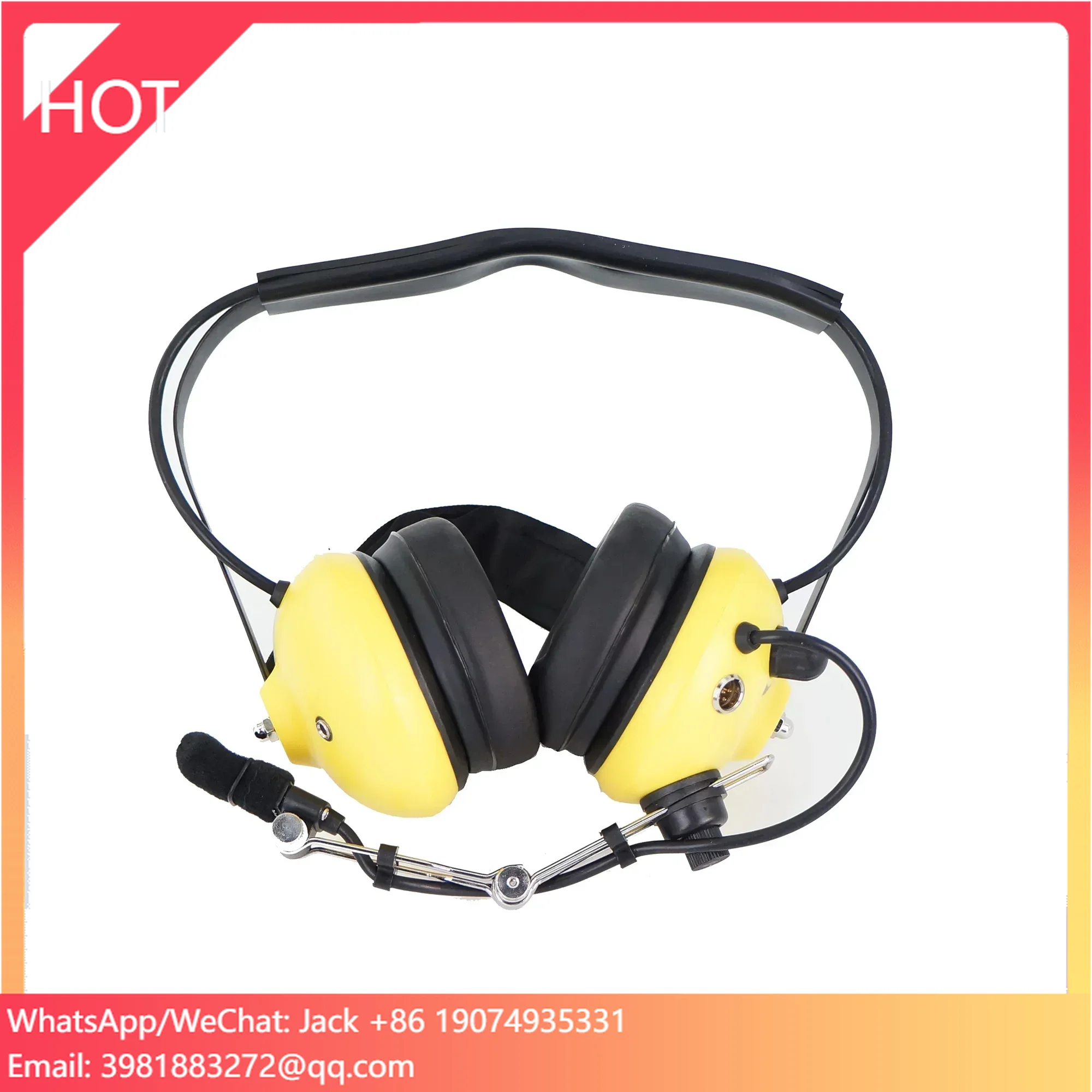 TH019 Walkie Talkie Two Way Radio Noise-Cancelling Headset Noise Reduction Earpiece Earphone Hand-free KD0101