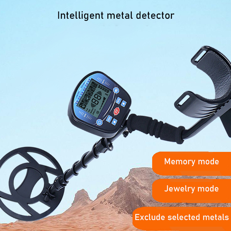 S27 Handheld Underground Gold Archaeological Treasure Hunting Instrument Outdoor High-precision LCD Intelligent Metal Detector
