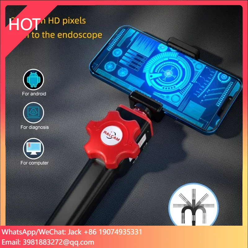 X2 1080P Steering Borescope for Engine Carbon Buildup Compatible and AUTEL Diagnostic Instruments Vehicle Tools