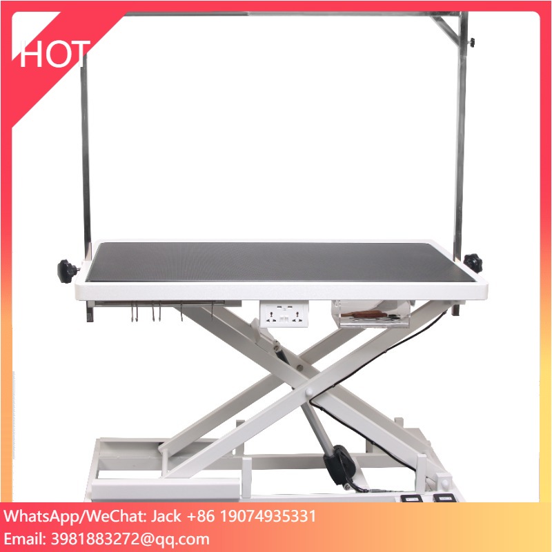 FT-808 Pro Height Adjustable Foldable Dog Grooming Electric Table For Dogs With Various Sizes And Security Protection