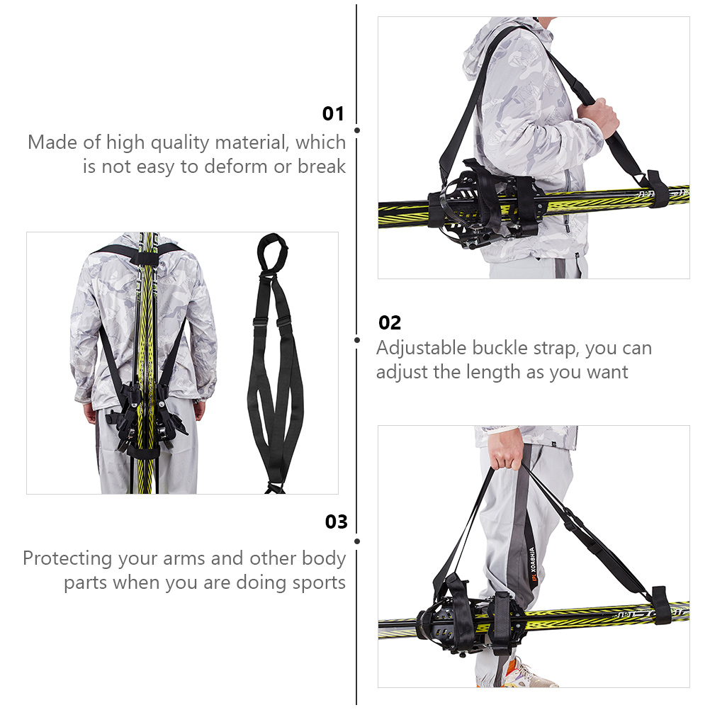Snowboard Straps Fixing Carrying Band for Ski Snowboards Portable Shoulder Accessory Accessories