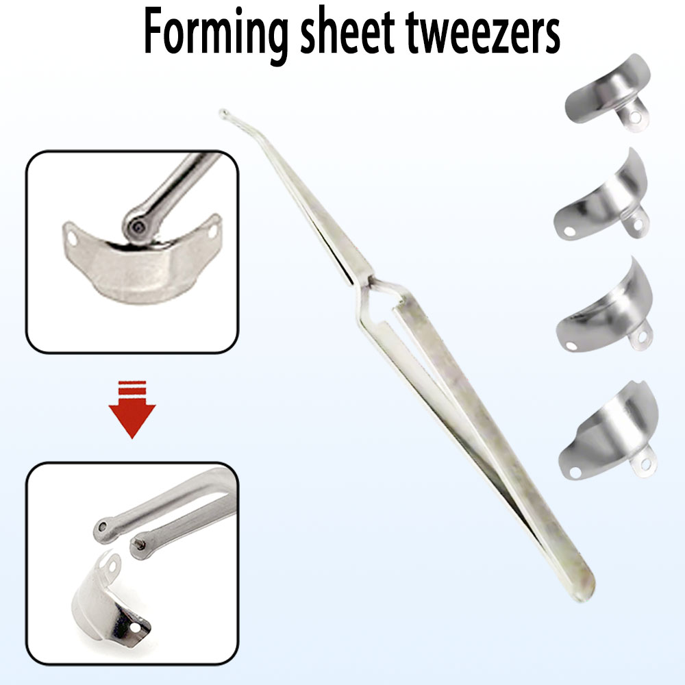 Dental Surgical Instruments Stainless Steel Matrix Holder Clamp Forceps for Orthodontic Sectional Band Tweezer Tool Kit