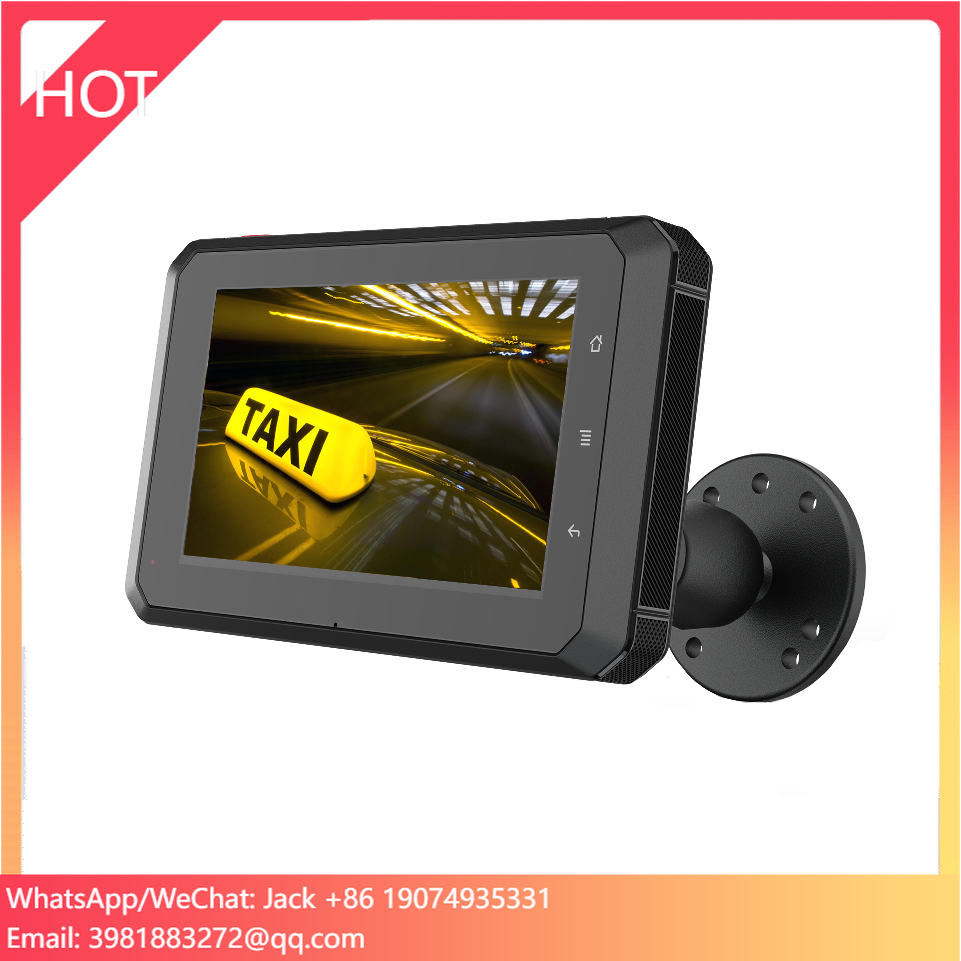 Android Rugged Industrial Intrinsically Safe Tablet In-vehicle 5'' Android 12 Tablet With RAM Bracket And 4G/WiFi/GPS/BT