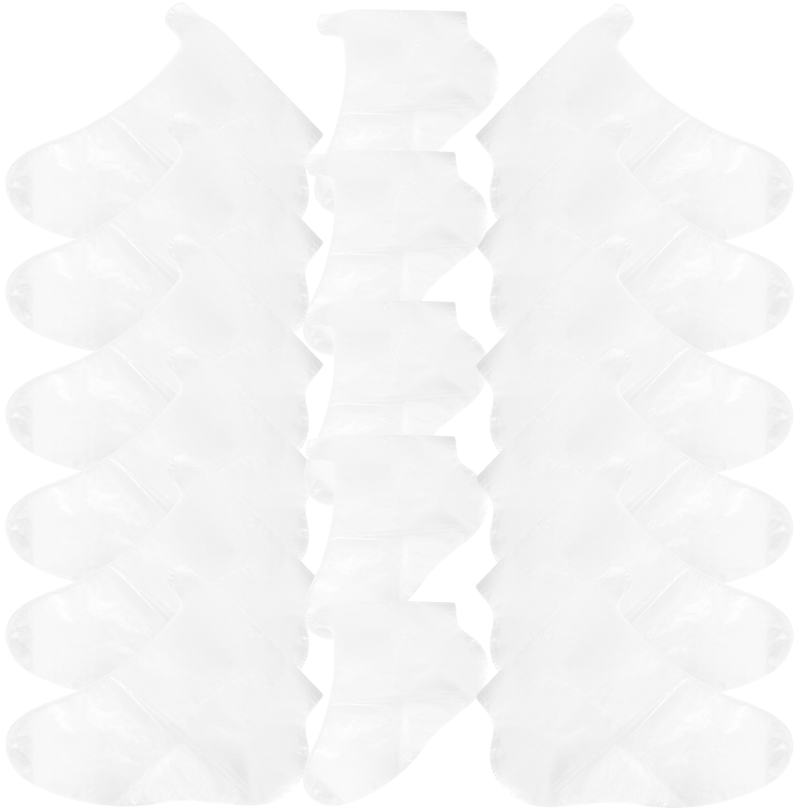 200Pcs Disposable Clear Foot Covers Anti-Slip Protective Foot Gloves Pedicure Slippers Pedicure Slippers Disposable