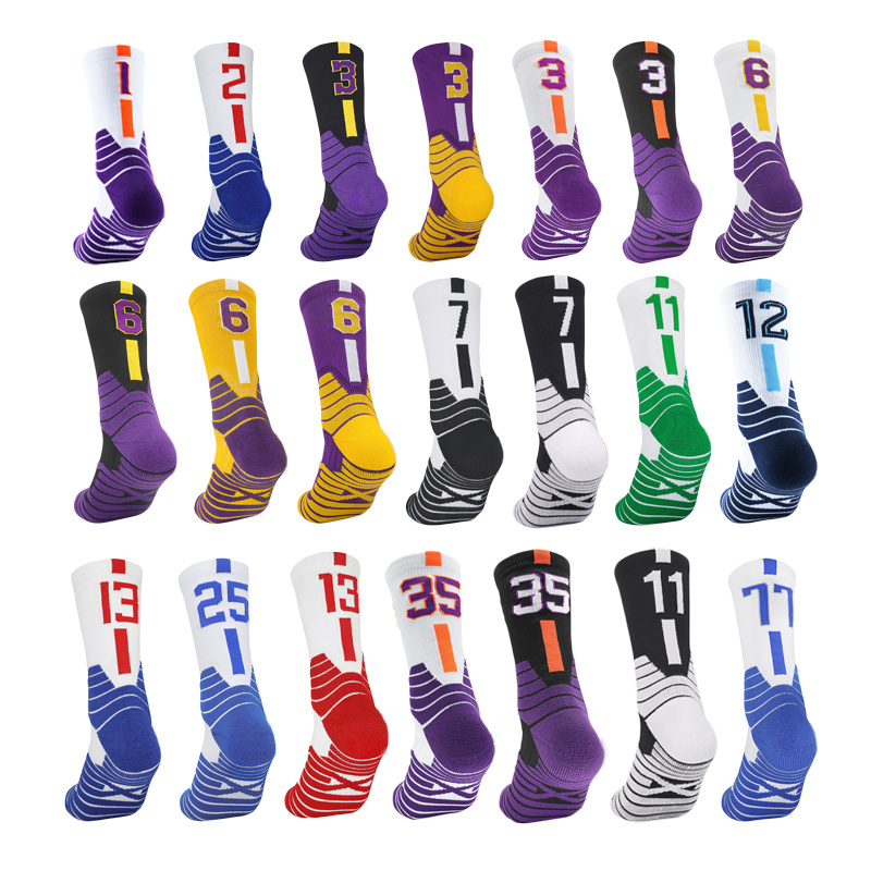 2023 Basketball Socks Professional Breathable Towel Knee Bottom High Thickened Outdoor Running Cycling Men Women Child Sports So