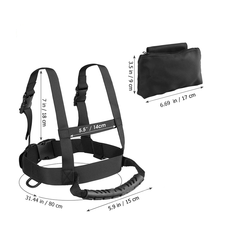 Ski Assist Belt Roller Skate Leash Skating Traction Polyester Nylon Snowboard Toddler Strap