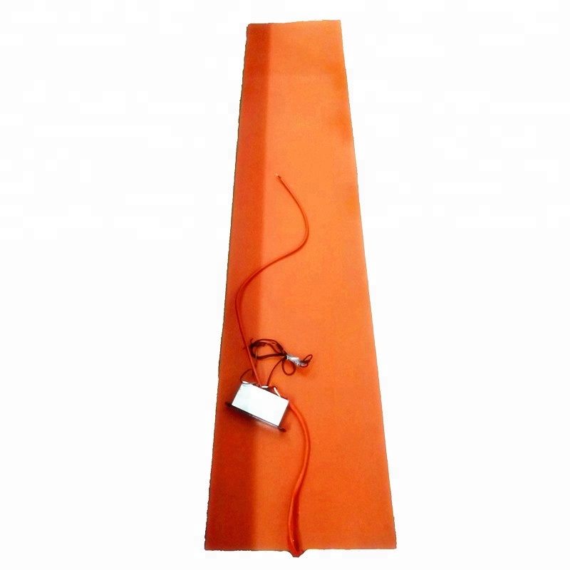Ski Press Heater Silicone Rubber Heater 240v 2000w 450*2160*1.5mm With Thermostat1000mm Lead  Come Out From Middle Of 450mm Side