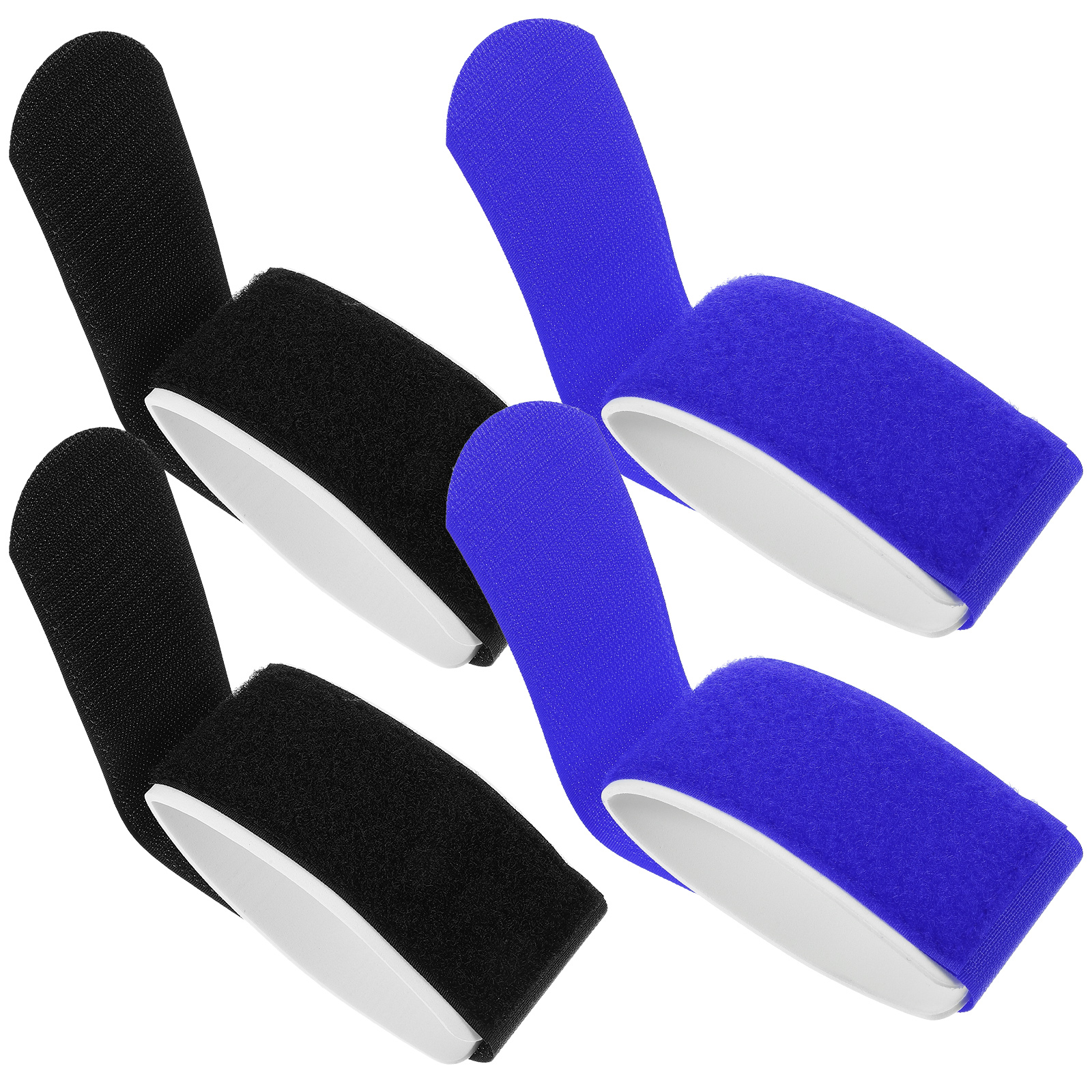 4Pcs Ski Strap Snowboard Band Nylon Boot Leash Carry Straps Fasteners Vise Cord Board Grip for Skiing Snowboarding