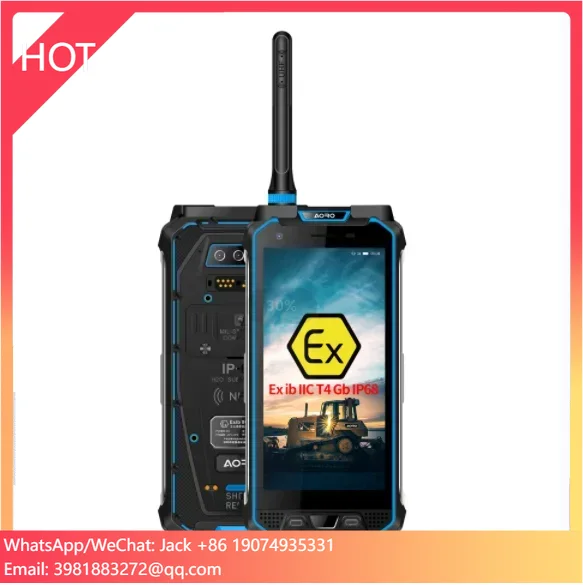Aoro M5 Walkie Talkie Shenzhen Manufacturer's UHF Radio Explosion Proof Rugged Phone POC Wakie Talkie