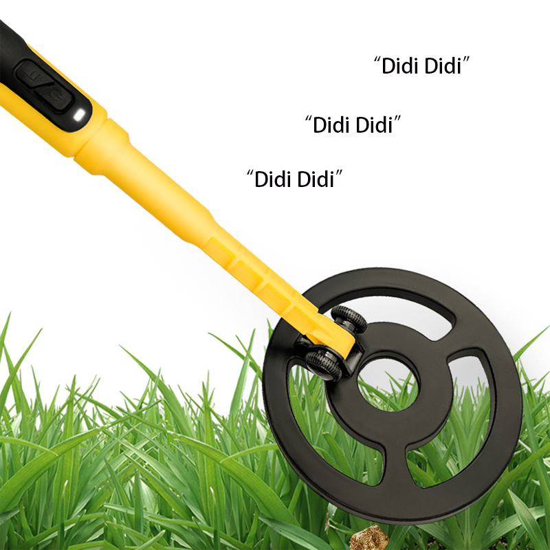 Outdoor IP68 Waterproof Pulse Treasure Detector 180 Degree Folding High Sensitivity Handheld Metal DetectorAudible Alarm