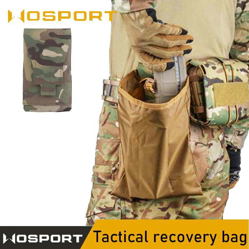 MOLLE Magazine Recovery Storage Bag Hunting Equipment Tactical Magazine Recovery Bag Quickly Foldable