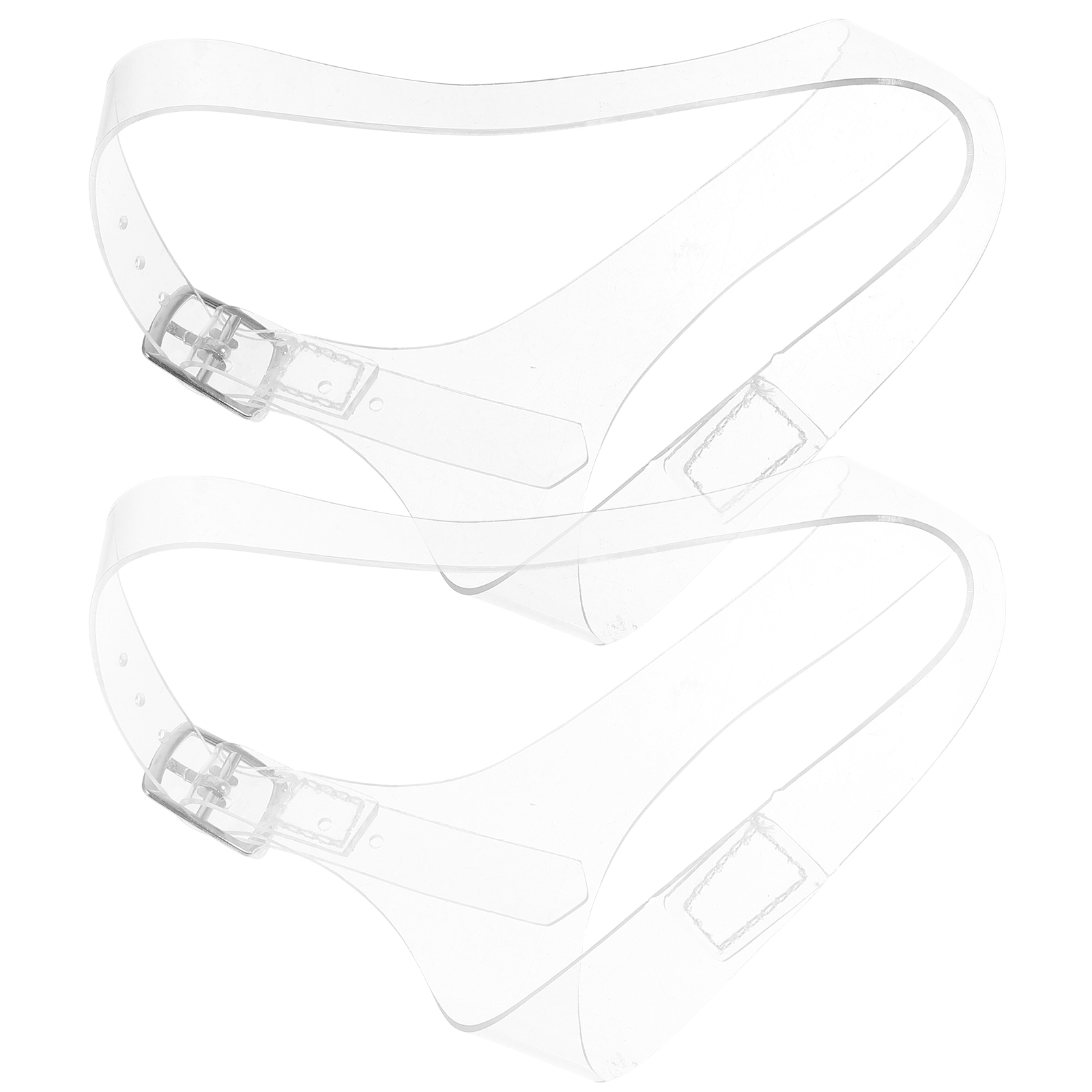 Slippery Shoelace Elastic Laces for High Heels Fixed Garland Triangle Bundle TPU Material Prevent Slipping Wear Resistant Shoe