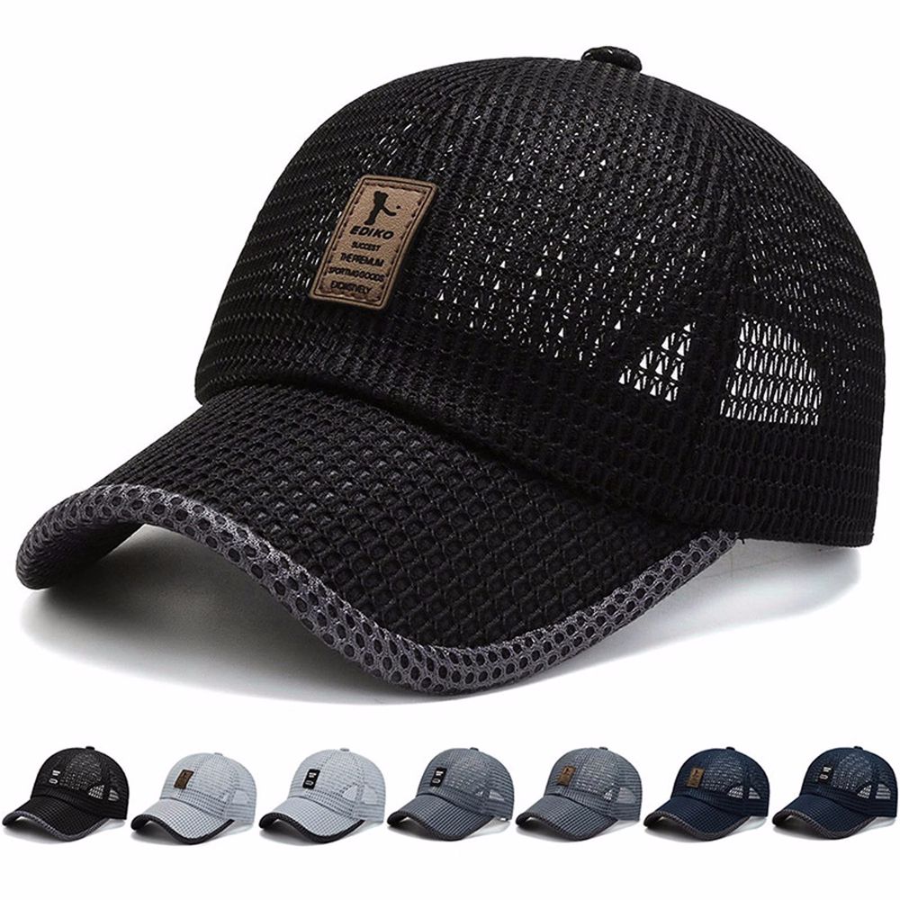 Quality Women Baseball Caps Breathable Unisex Sport Hats Snapback Hats Mesh Cap Fishing Baseball Caps Casual Sport Hats Cap