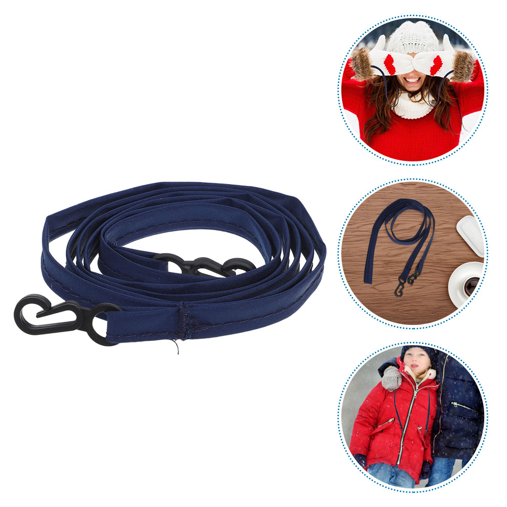 2pcs Mitten Clips Glove Clips For Toddlers Anti-Lost Neck Hanging Lightweight String Attachable Mitt Winter Ski Accessories