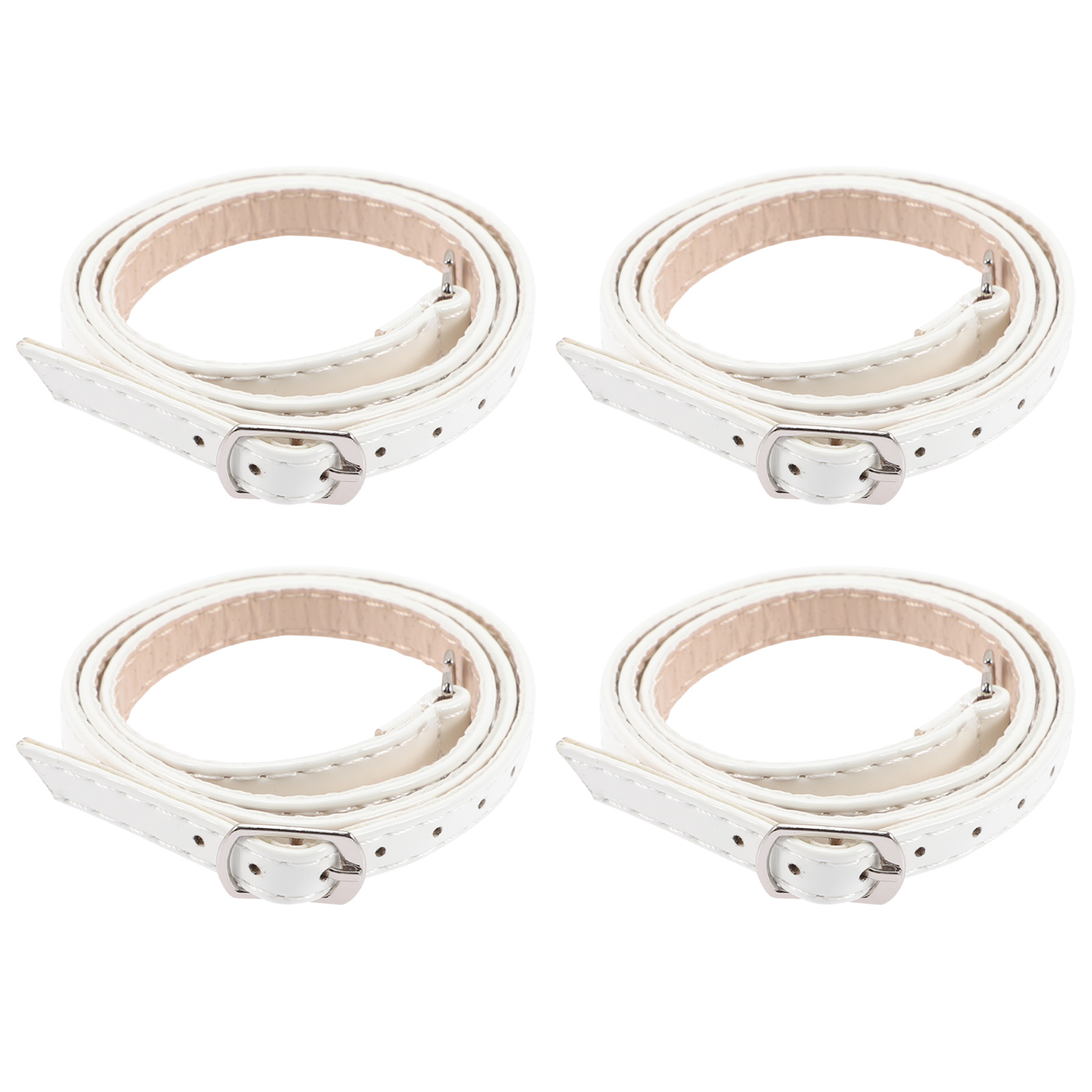 2 Pairs High Heel Laces Gold Elastic Straps Women Replacement Detachable Practical Use Service Life Comfortable Wear Gifts