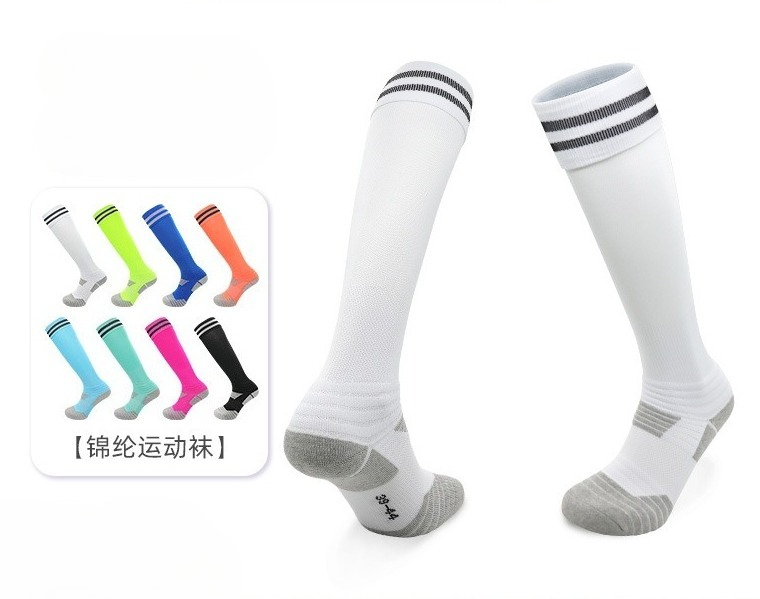 High Tube Professional Football Socks Training Sports Long Socks Breathable Anti Slip Towel Bottom