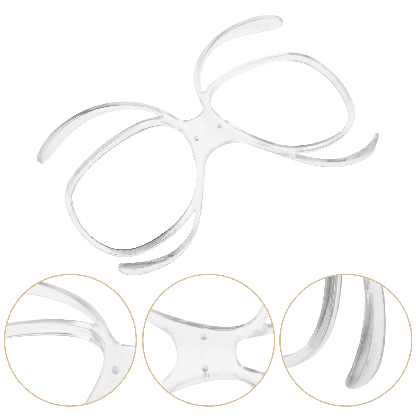 Ski Goggles Myopia Inner Frame Eyeglass Accessories Adaptor Insert for Plastic Snowboard Men