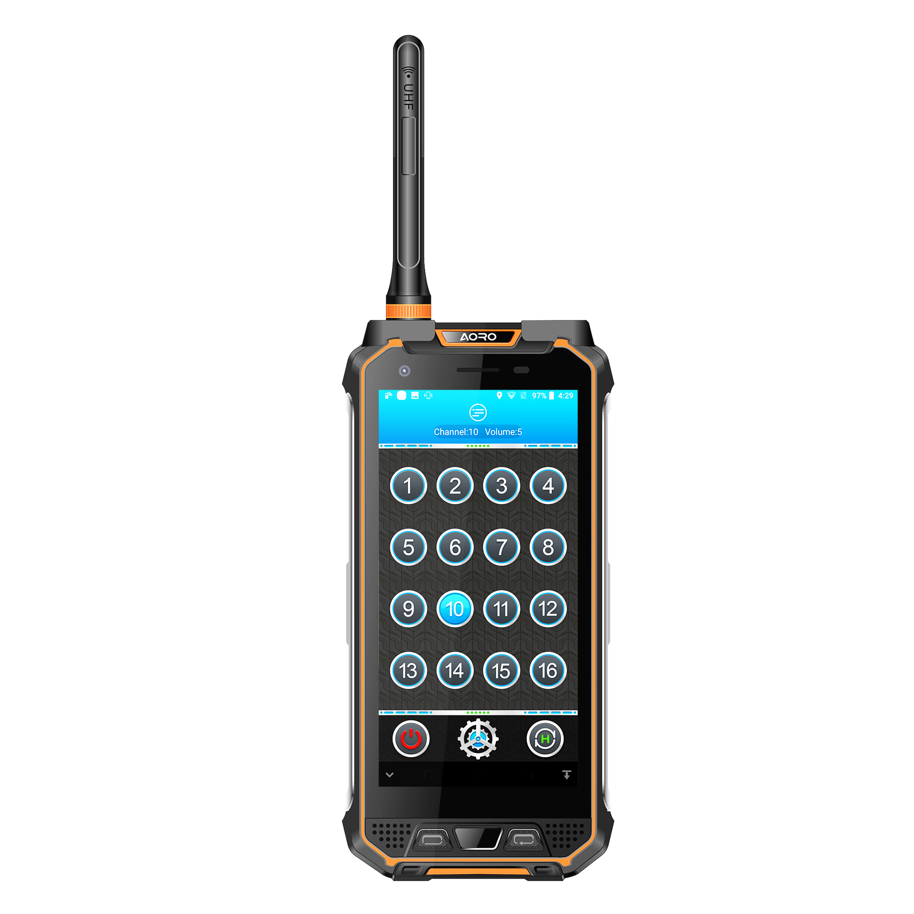 Waterproof Dust-proof And Anti-fall DMR Walkie Talkie For Outdoor Enthusiasts Octa Core CPU Supported In French And German