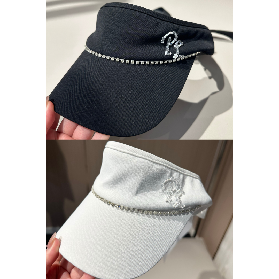 New Golf Hat Women's Golf Empty Top Hat Korean Edition Golf Hat Women's Bow Sports Empty Top Hat Women