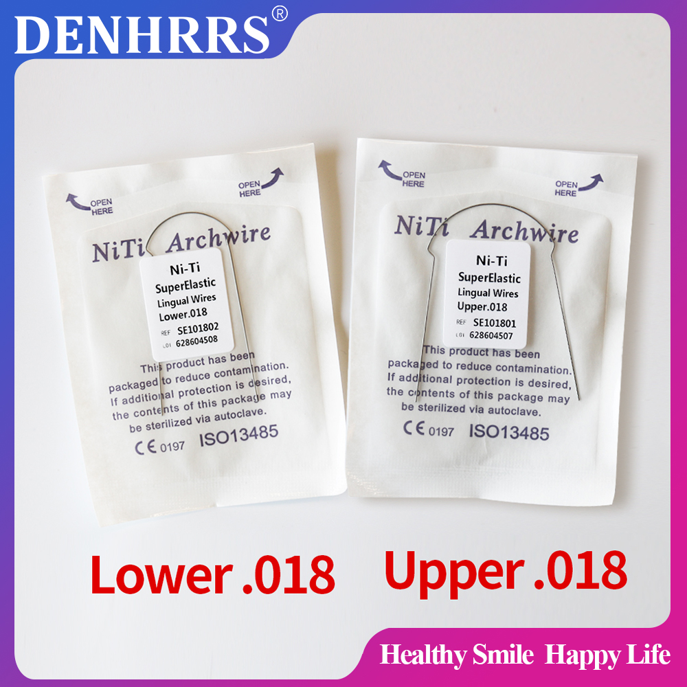 2Packs Dental Orthodontic SE Super Elastic Niti Lingual Wire