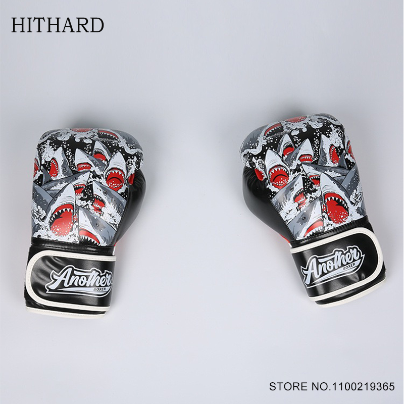 Leather Boxing Gloves Muaythai Kick Protective Gear Punching Bag Protector Gym Fitness Martial Arts MMA Sparring Muay Thai Glove