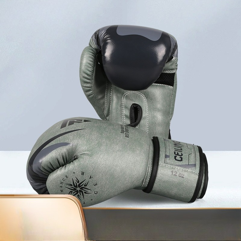 Boxing Gloves Unisex Boxing Sandbag Fighting Martial Arts Muay Thai Fighting Sports Gloves Men's and Women's MMA