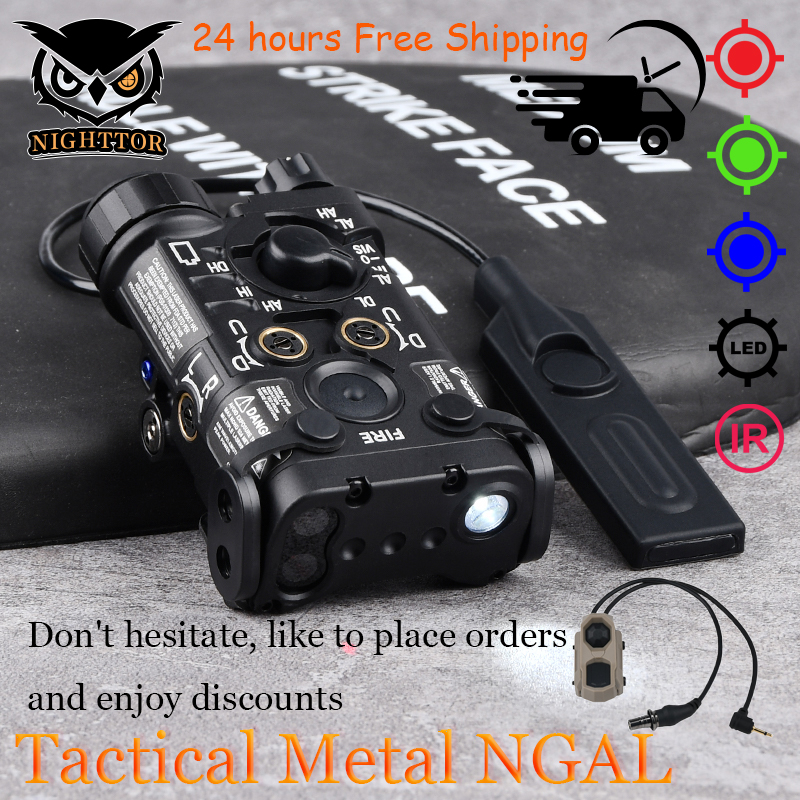 NGAL WADSN Tactical All Metal Version L3-NGAL M300 M600 LED Scout Light IR Aiming Red Dot Green Blue Laser Pointer For 20mm Rail