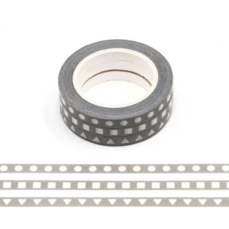 5MM*10M Geometry Slim Masking Washi Tape Decorative Adhesive Tape Decora Diy Scrapbooking Sticker Label