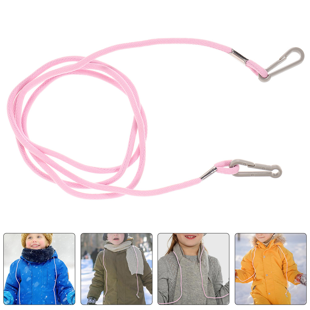 4pcs Glove Lanyard Anti-Lost Strap For Mittens Winter Gloves Holder Rope Neck Hanger Reusable Portable Mitten Rope For
