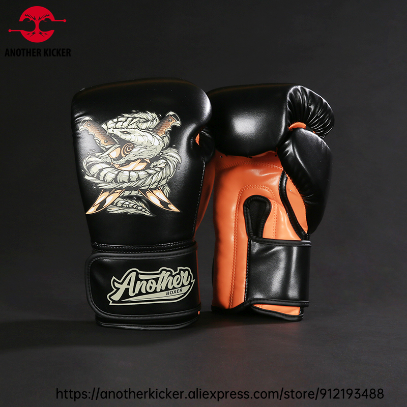 Professional Boxing Gloves for Training Sparring Heavy Punching Bags Mitt Work Men Women MMA Kickboxing Muay Thai Gloves Snake