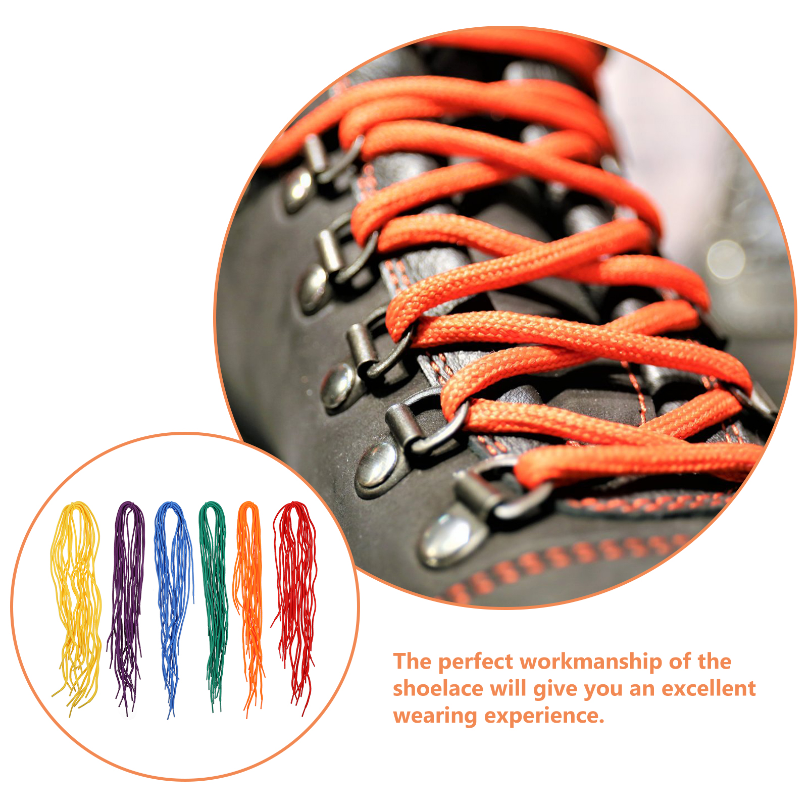 60 Pcs Colorful Beading Laces Polyester Shoelaces for Sneakers Jewelry Making Craft Supplies Child Accessories