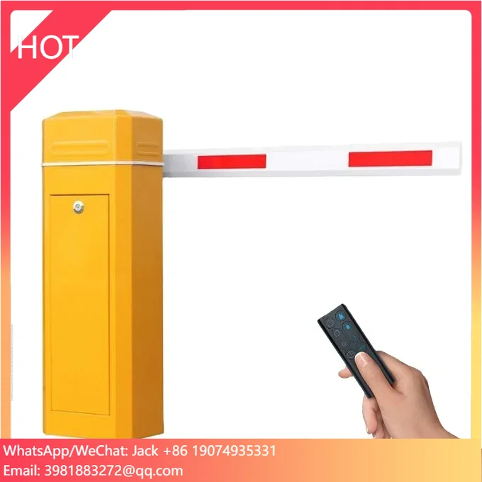 Fully Automatic Vehicle Parking Boom Barrier Gate Straight Arm Barrier For Parking And Road