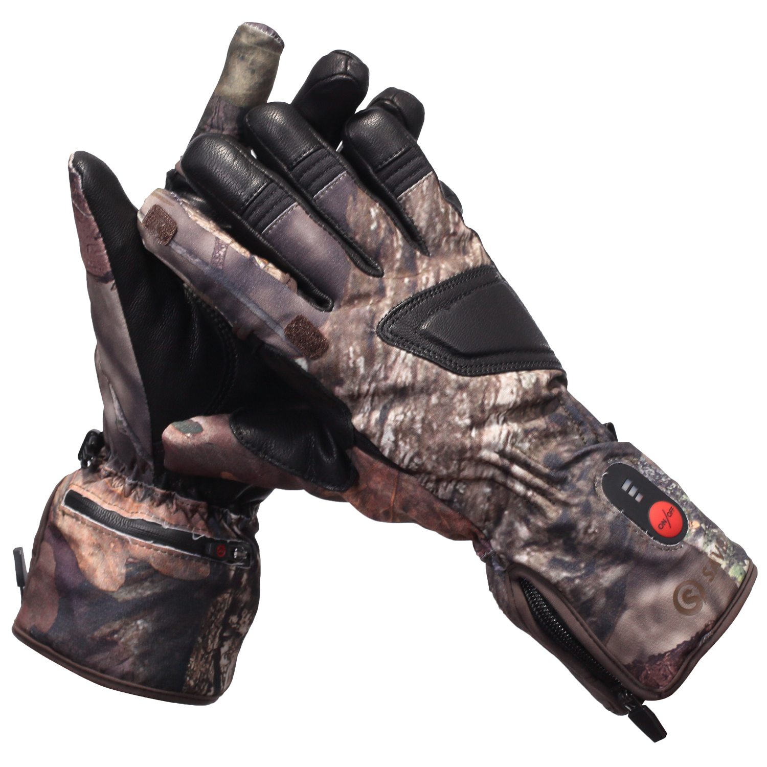 Heated Gloves Rechargeable Smart USB Fishing Winter Ski Heated Gloves Waterproof Warm Gloves