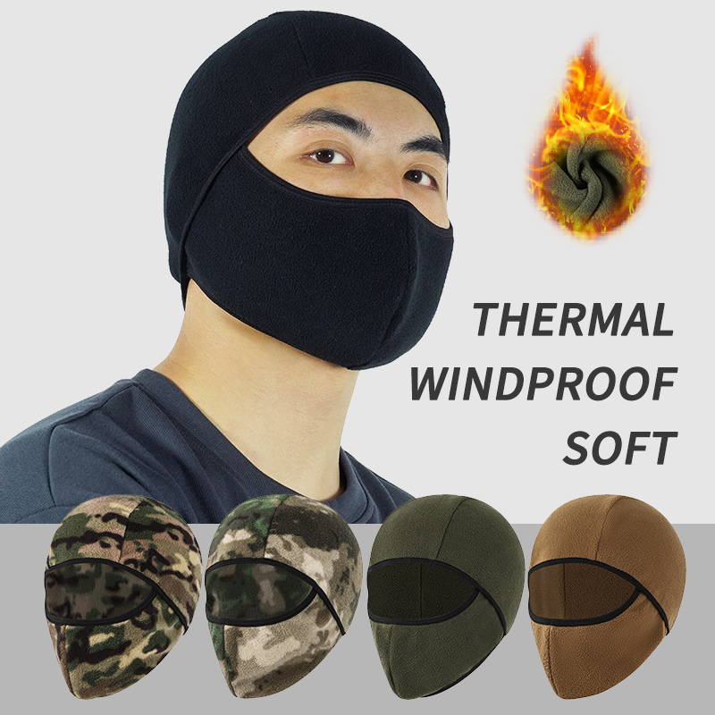 Windproof Heat Mask Balaclava Full Face Mask Helmet Liner Anti-Friction for Bicycle Skiing Custom Logo Available