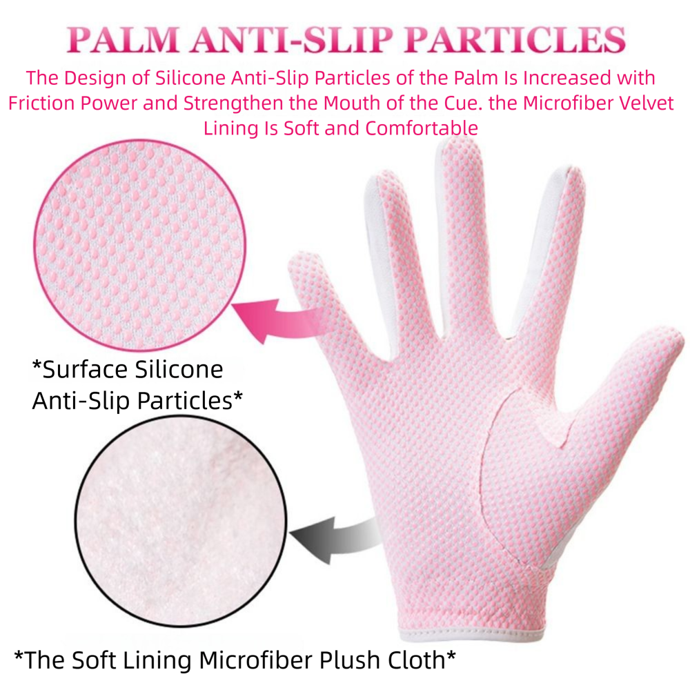 Professional Breathable Women's Golf Gloves Comfort Non-slip Full Finger Golf Gloves Soft Durable Golf Mittens Palm Protection