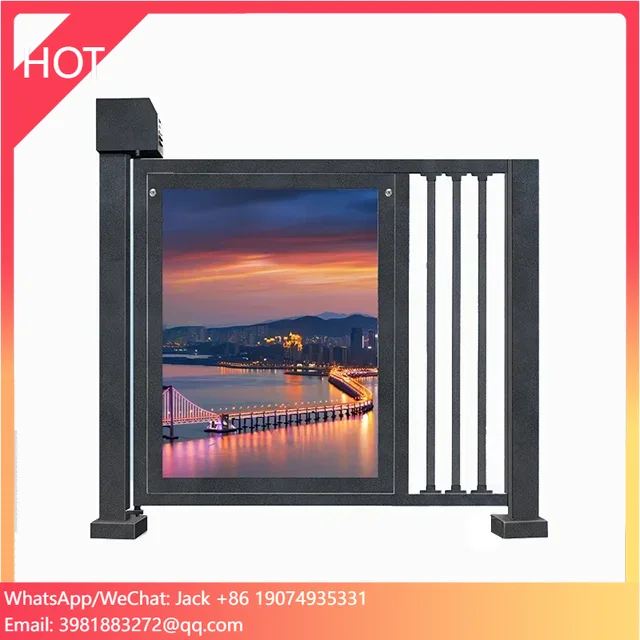 Intelligent Pedestrian Passageway Advertising Automatic Door Swing Door Advertising Barrier Gate