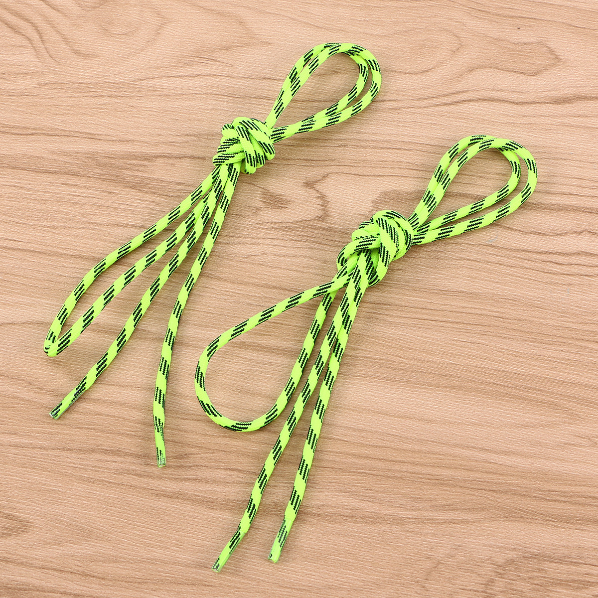 2 PCS Shoe Laces for Sneakers Flat Shoelaces High Density Round Shoetring Sports Shoes Replacement Yellow